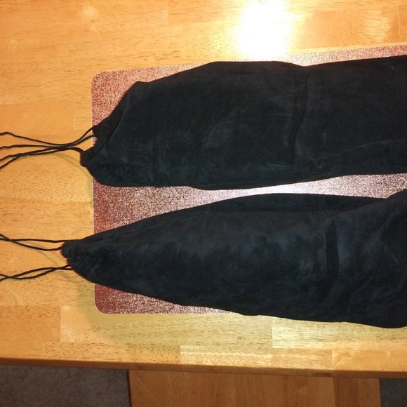 Vintage Gravati: Black Pebbled Leather. Split Toe Lace-Ups, Size: 13M. Re-Soled. - Picture 4 of 14